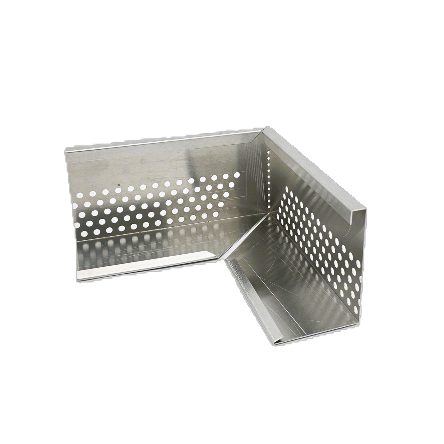 Eckelement aus robustem Aluminium, zum verbinden von Kiesfangleisten