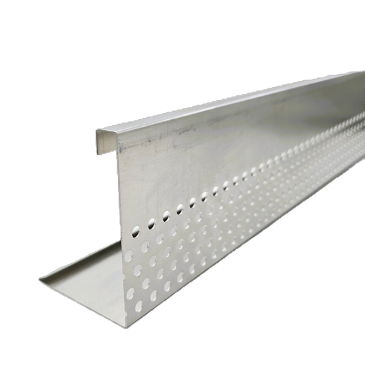 Kiesfangleiste aus robustem Aluminium für einen klar definierten Abschluss zwischen
Kiesschüttung, Substrat oder Vegetationsmatten